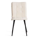 Стул обеденный Bari, LT, велюр, молочный/черный, 4, 41х55х89 см | изображение 4