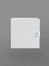 Модуль с дверцей для стеллажа ФОРА, ручка металл, 33х33х37, белый