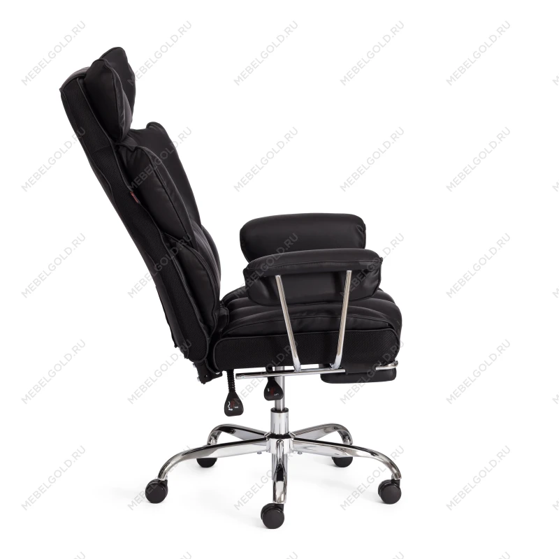 Компьютерное кресло Comfy CR, кож/зам, черный | изображение 2