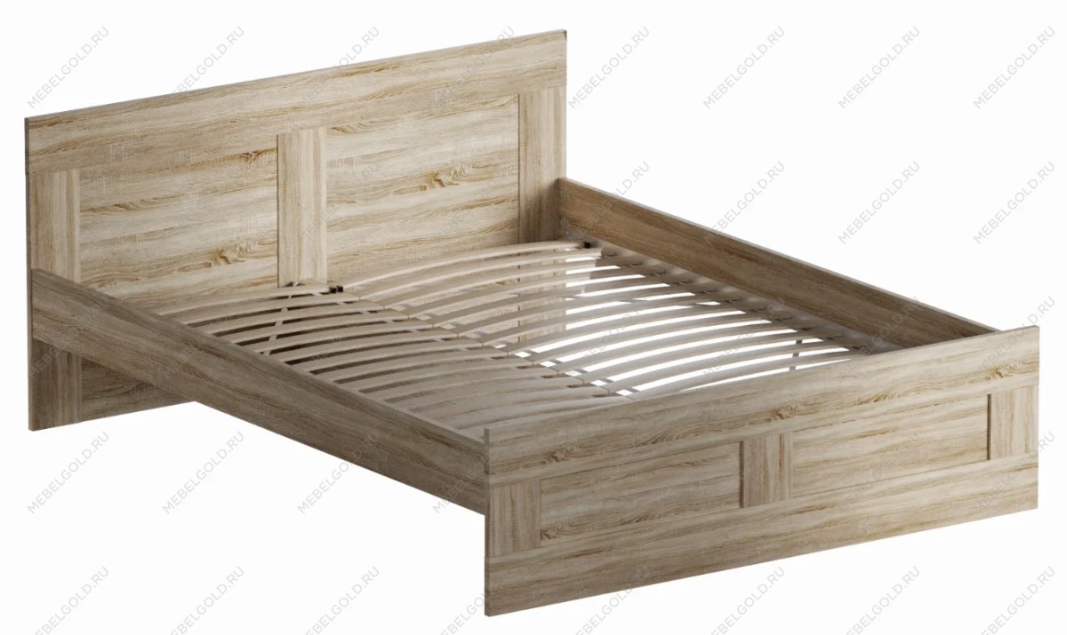 БРИМНЭС / СИРИУС кровать двойная ИКЕА / IKEA 160х200 сонома