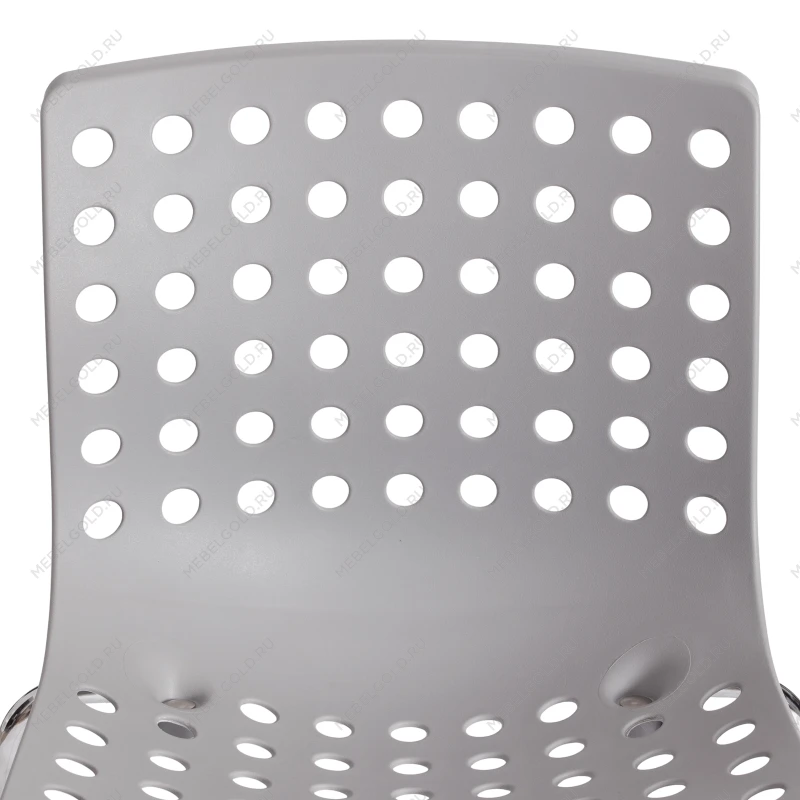 Стул SKALBERG (mod. C-084-A), металл/пластик, 46 х 56 х 79 см, Grey (серый) / Chrome (хром) | изображение 6