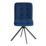 Стул обеденный Medeo, поворотный механизм 360, велюр, Blue (синий) | изображение 4