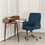 Кресло YORK, флок, синий, 32 | изображение 12