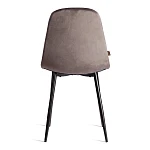 Стул BREEZE (mod. JSC-58), Велюр/металл, 44 х 53 х 86 см, Dark grey (темно-серый) HLR24 / черный | изображение 3