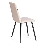 Стул обеденный Asti, TREND, велюр, бежевый/черный, 7, 50х55х93 | изображение 2