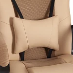 Кресло DRIVER (22), кож/зам/ткань, бежевый/бронза, 36-34/TW-21 | изображение 8