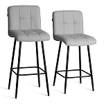 Полубарный стул Medeo/Медео, экокожа, бежевый, 42х56х102 см | изображение 14