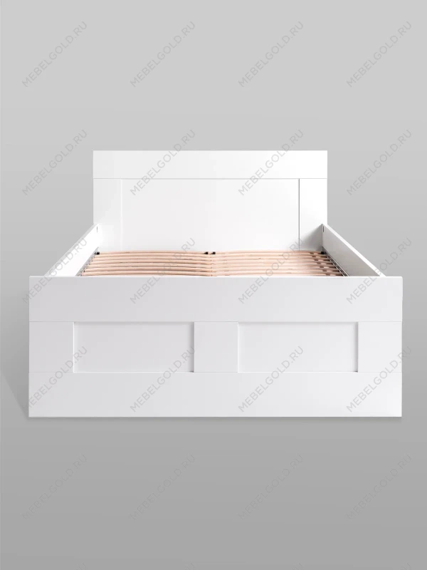 Кровать двуспальная Сириус, 120х200 см, белая | изображение 12