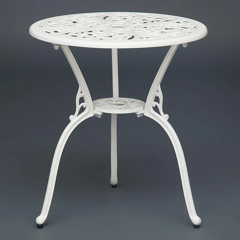 Комплект Secret De Maison Romance (стол +2 стула), алюминиевый сплав, D60/H67, 53х41х89см, butter white | изображение 4