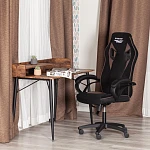 Кресло PILOT (24), флок/ткань, черный/черный/коричневый, 35/TW-11/6 | изображение 12