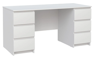 КАСТОР (KULLEN) стол письменный ИКЕА / IKEA 3 ящика 116х65 белый