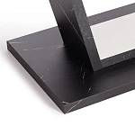 Стол обеденный VOX раздвижной, ЛДСП, 132-172x85x75,5 см, Мрамор черный/Белый | изображение 13